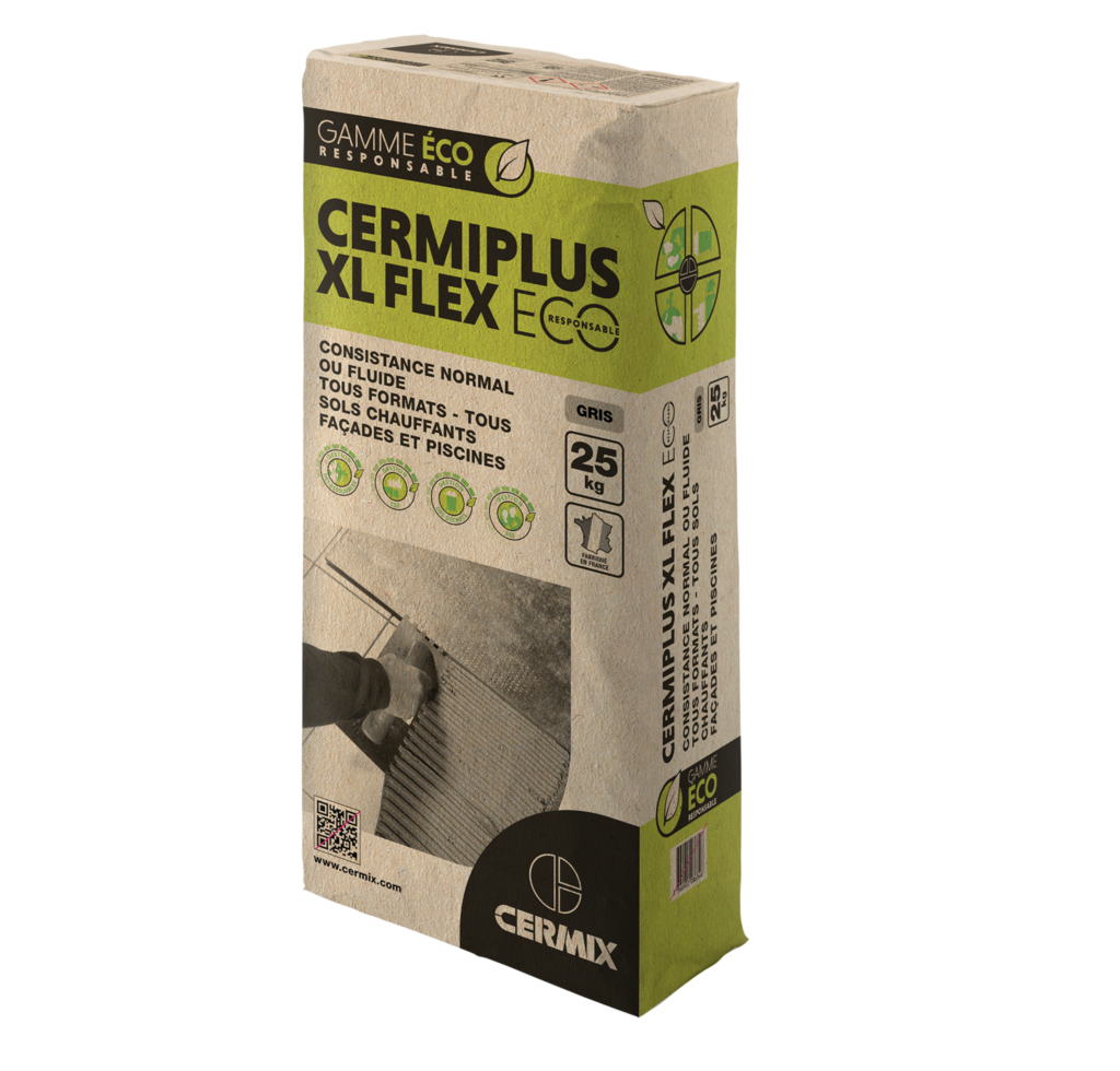 CERMIPLUS XL FLEX ECO Mortier colle amélioré à haute déformabilité